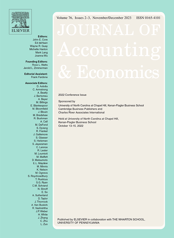Go to journal home page - Journal of Accounting and Economics